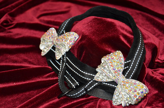 Luxury Bow Rhinestone Pet Harness-AB (Aurora Borealis)